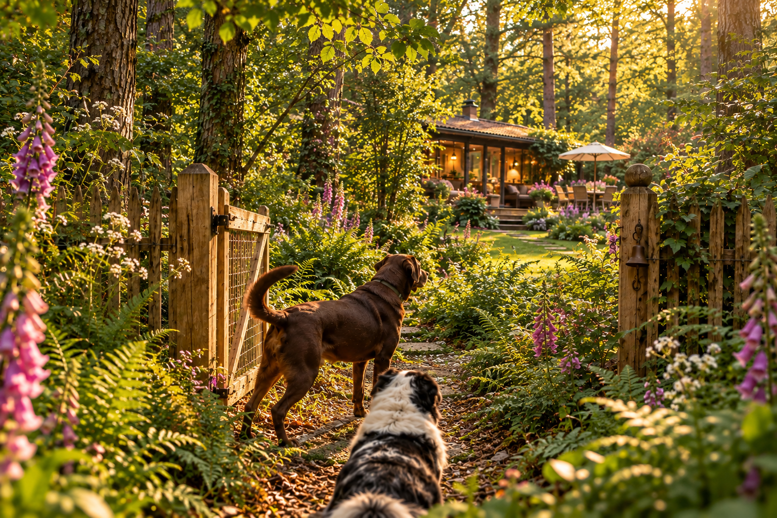 Vakantiehuis met omheinde tuin in natuurgebied de Liereman (België) 2 honden zijn welkom